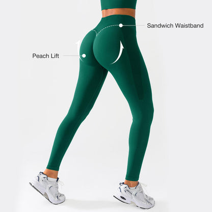 Seamless Peach compression Lift Leggings